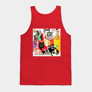 Christmas Pussy Cats Tank Top